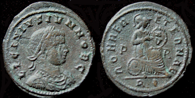 Licinius II (Jr) Æ3, Romae Aeternae